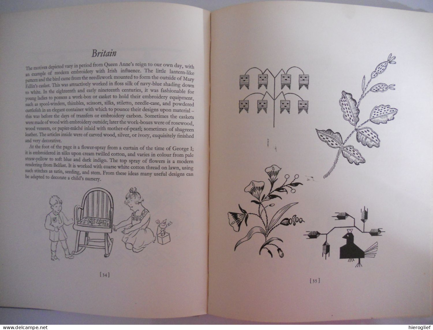 FLOWER EMBROIDERY By E.Kay Kohler 1960 London Vista Books / Borduren Borduurwerk Bloemen Bloemwerk - Loisirs Créatifs