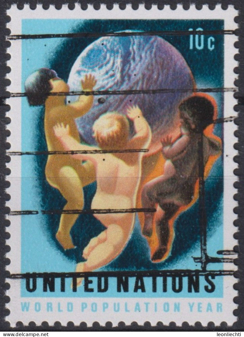 1974 Vereinte Nationen > New York ° Mi:NT-NY 275, Sn:NT-NY 252, Yt:NT-NY 245, Weltbevölkerungsjahr - Used Stamps