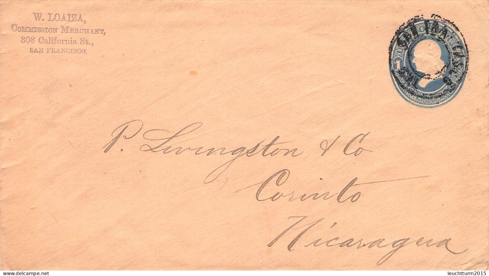 USA - ENVELOPE SAN FRANCISCO > CORINTO/NICARAGUA / YZ499 - ...-1900