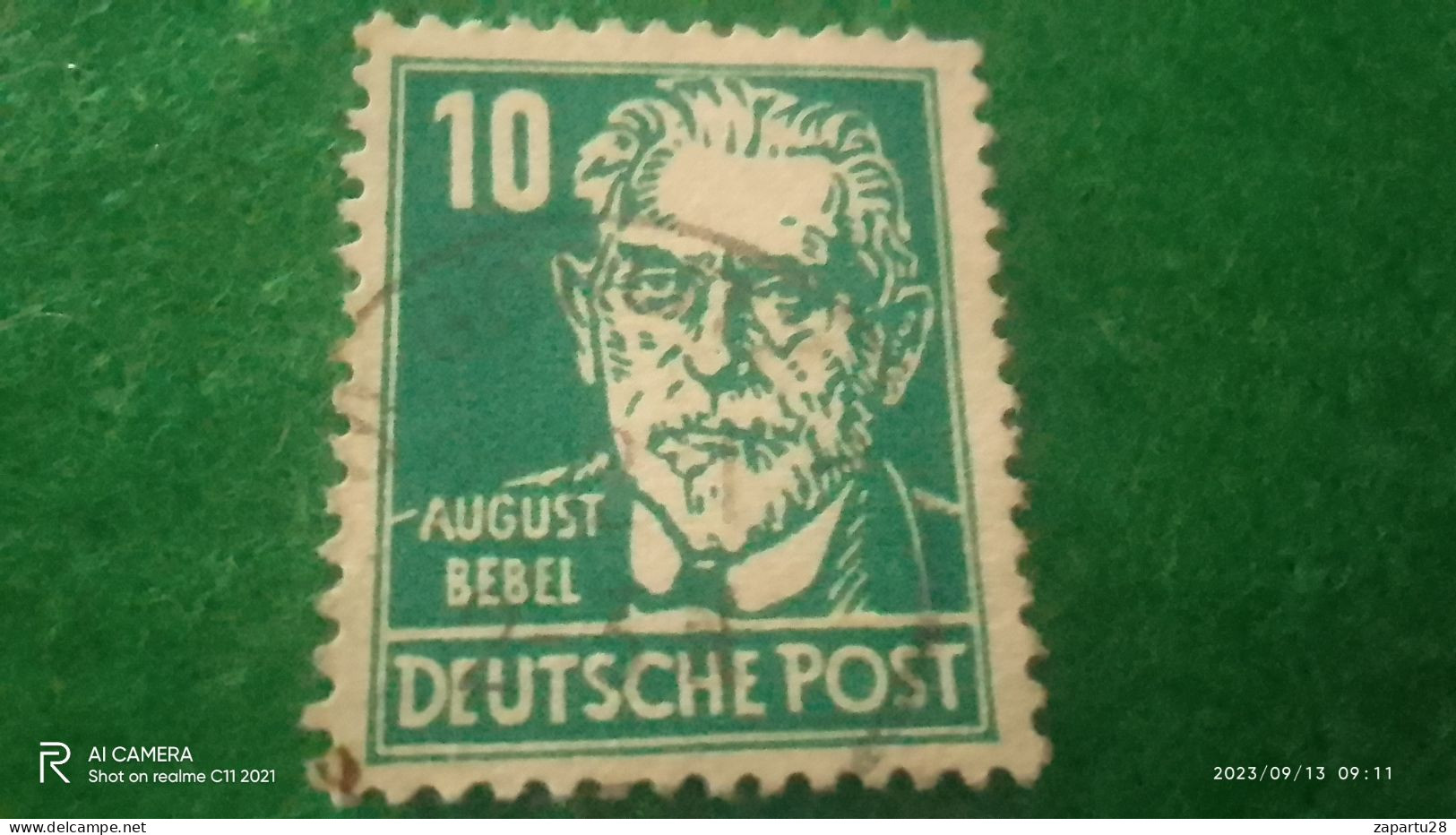 D.ALMANYA1948-1959       10PFG       USED - Gebraucht