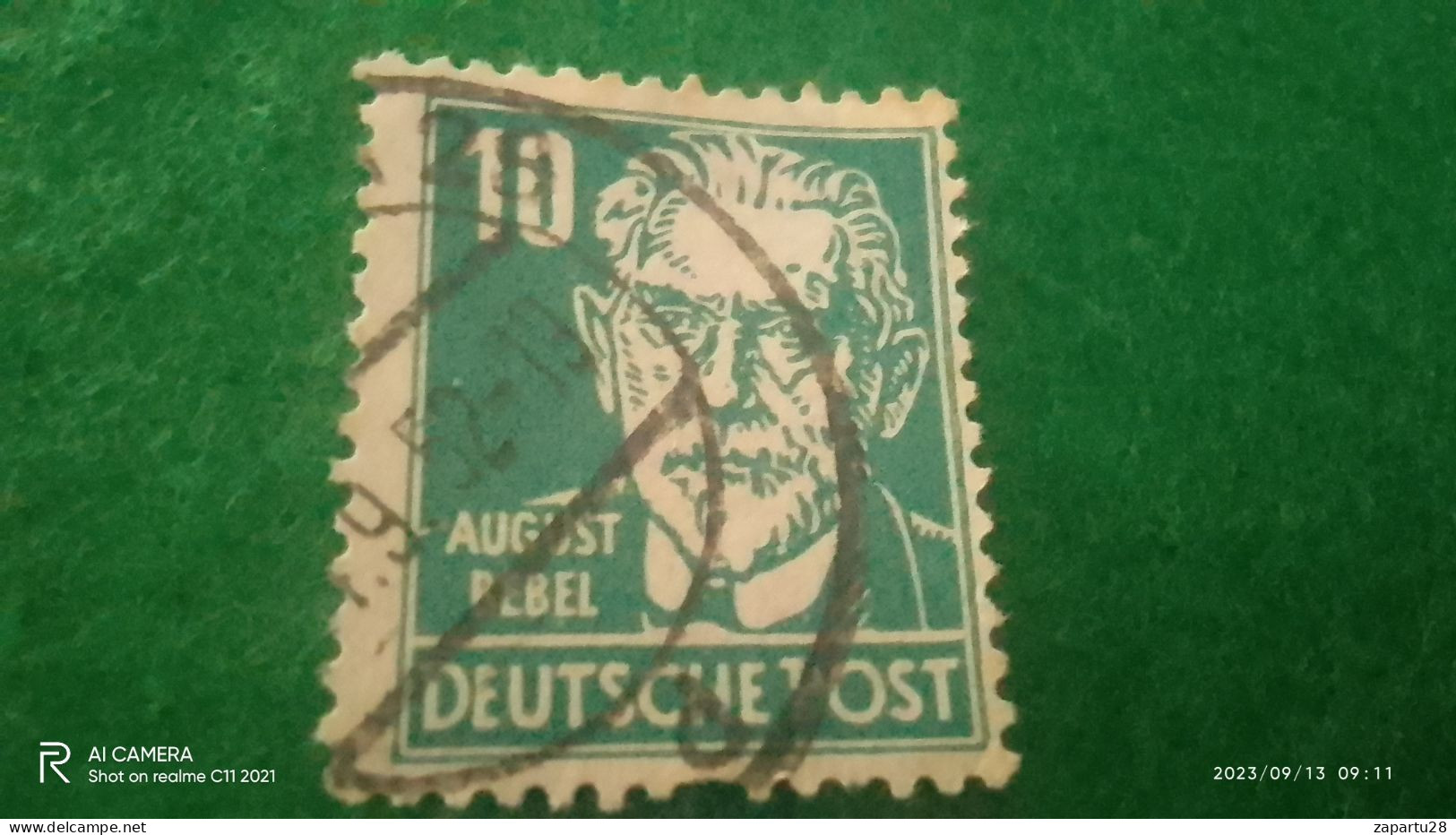 D.ALMANYA1948-1959       10PFG       USED - Gebraucht