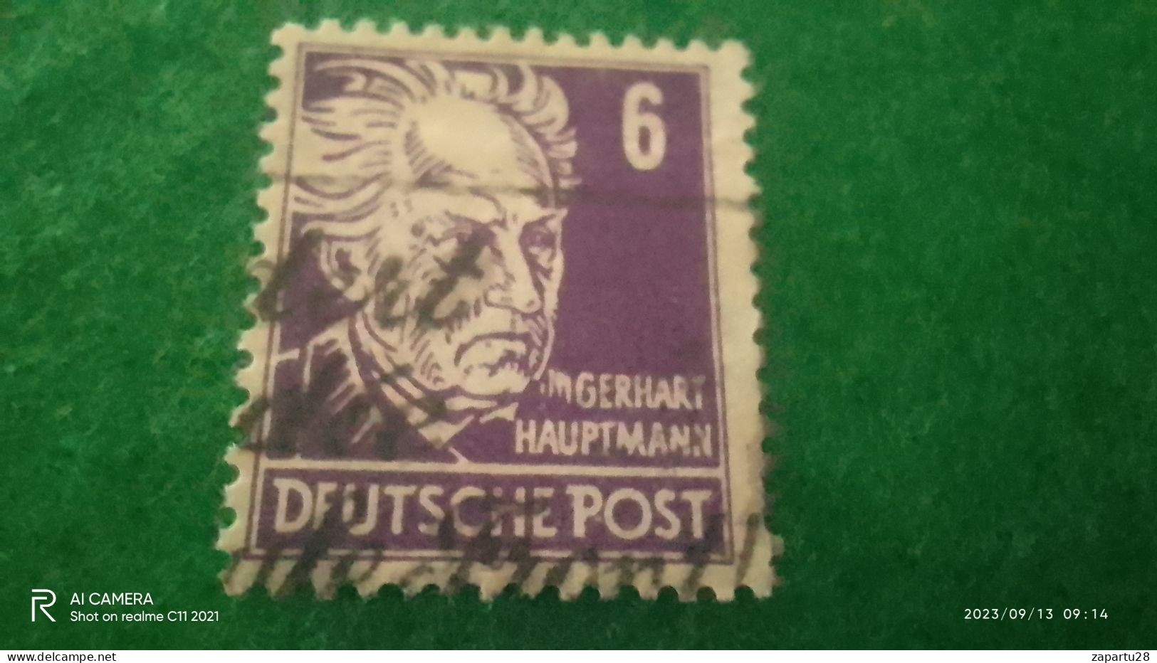 D.ALMANYA1948-1959       6PFG       USED - Gebraucht