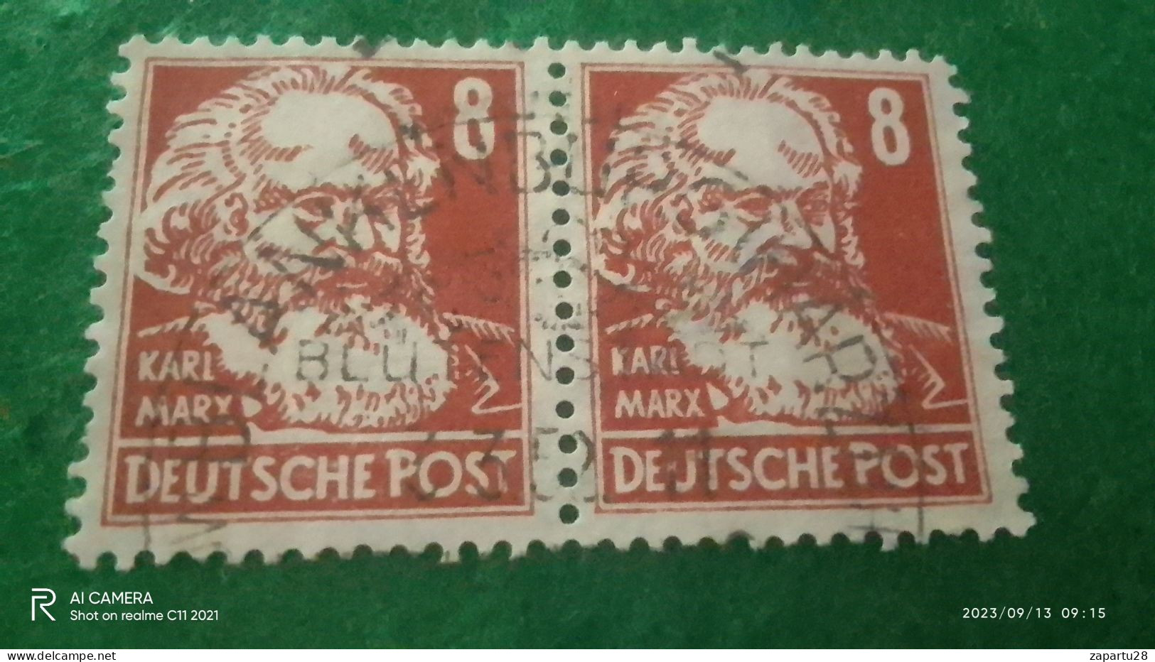 D.ALMANYA1948-1959       8PFG       USED - Gebraucht