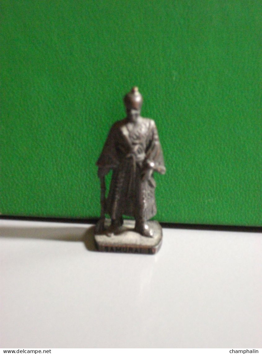 Figurine En Métal Kinder - Série Les Samouraïs De 1600 - Samuraï 1 - Scame - Finition Bruni - Figurines En Métal