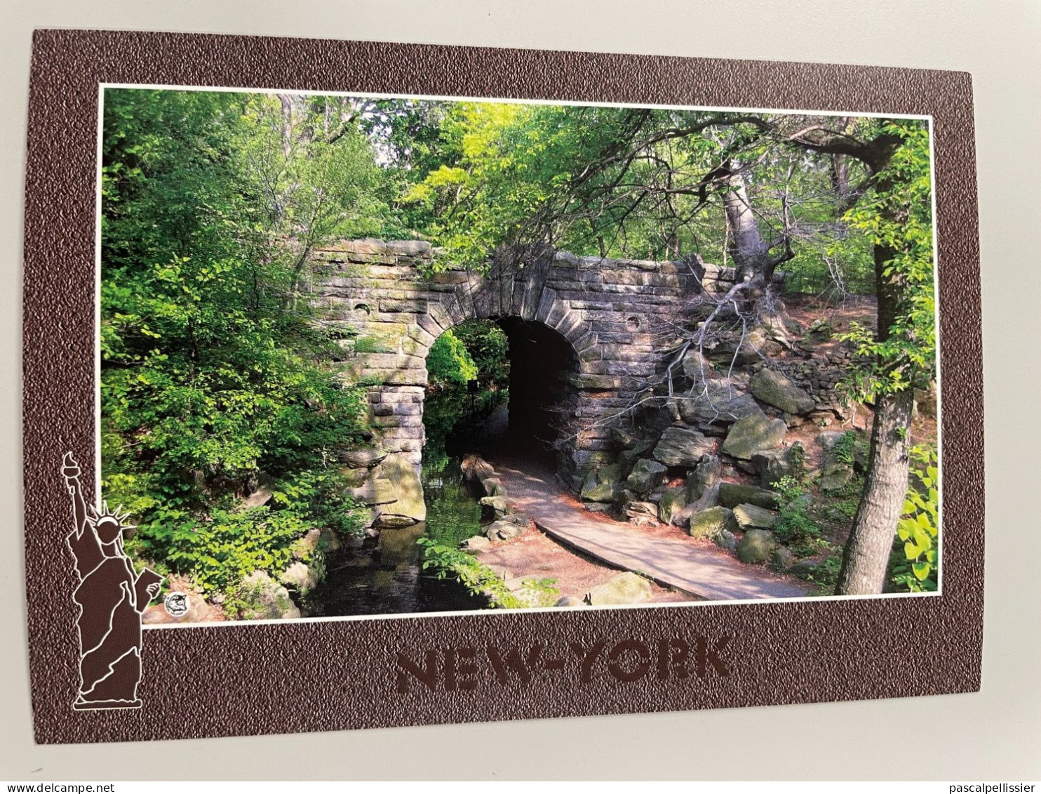 CPM 105x150mm - NEW YORK - Vieux Pont De Pierre ( Central Park ? ) - Central Park