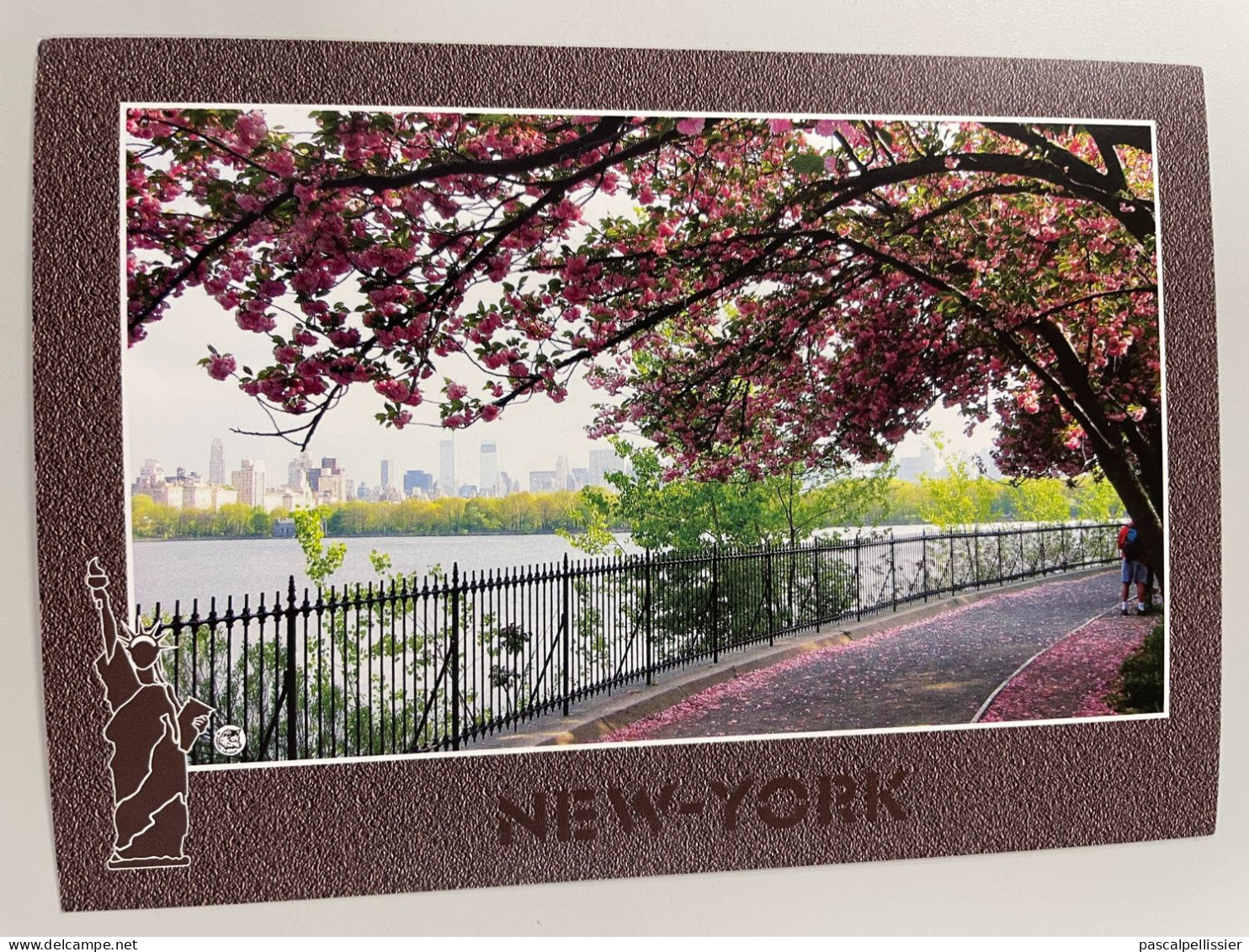 CPM 105x150mm - NEW YORK - Promenade - Jardin Public Le Long Du Fleuve - Hudson River