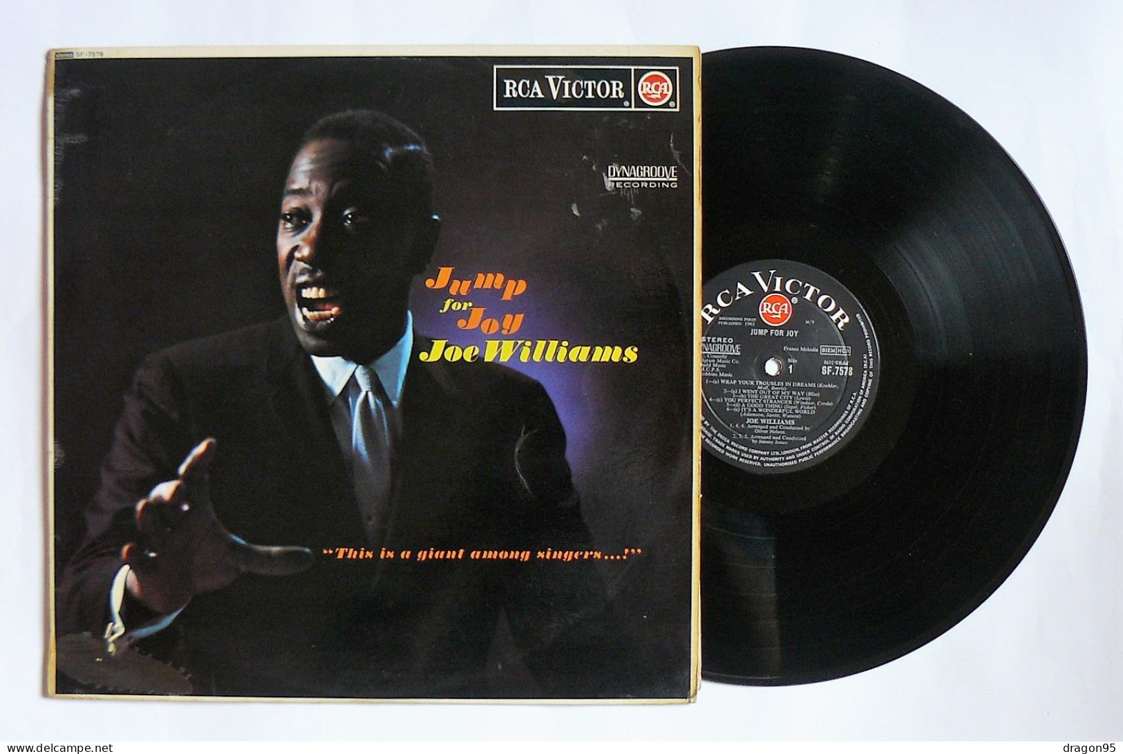 LP Joe WILLIAMS : Jump For Joy - RCA Victor SF-7578 - U.K. - 1963 - Jazz