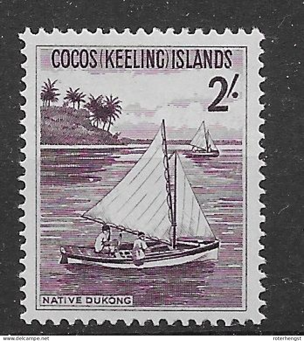 Cocos Mint Never Hinged ** 1964 12 Euros - Cocos (Keeling) Islands