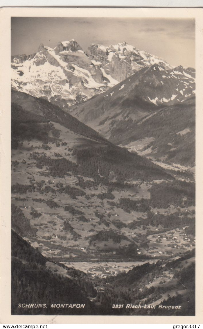 D4728) SCHRUNS Im Montafon - Risch Lau 3821 Gel. 1932 - Schruns