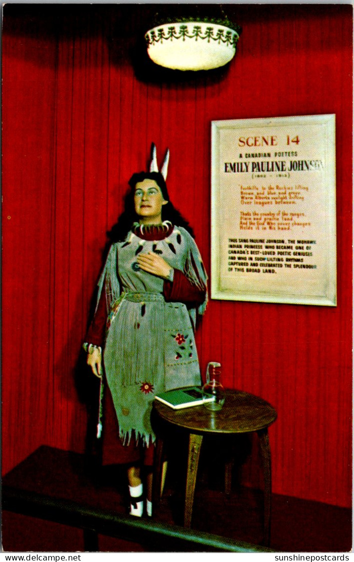 Canada Banff Canadian Wax Gallery Canadian Poetess Mohawk Indian Princess Emily Pauline Johnson - Banff