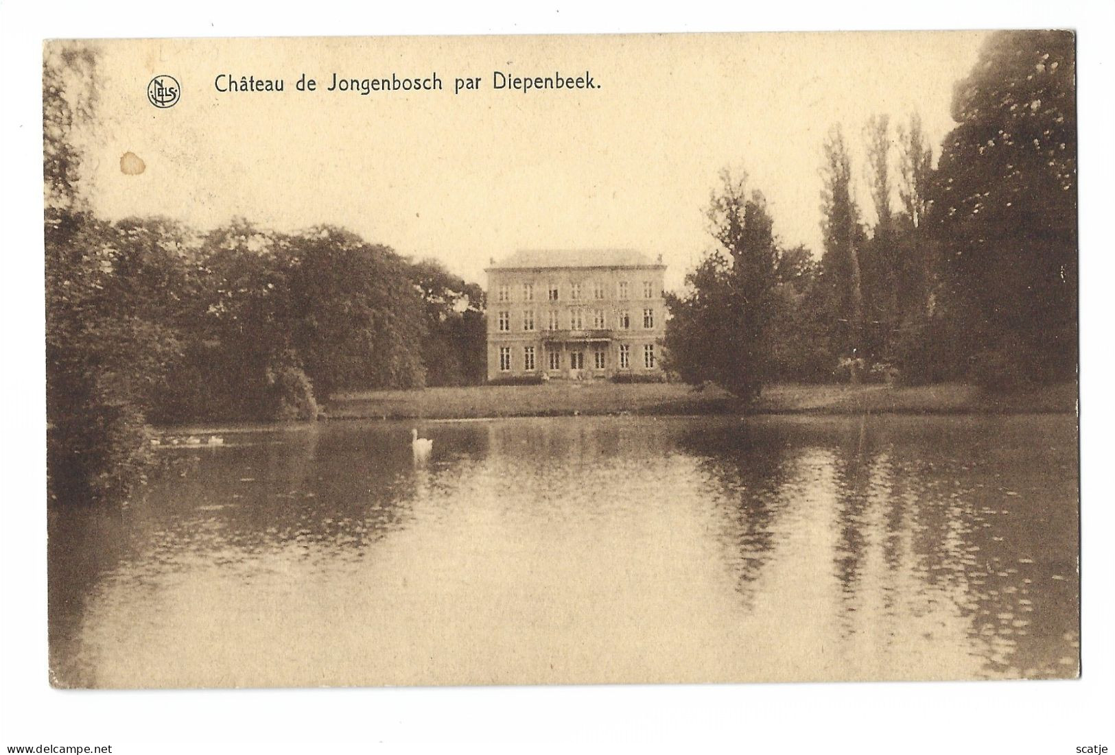 Diepenbeek.   -   Château De Jongenbosch   -   1947   Naar   Bruxelles - Diepenbeek