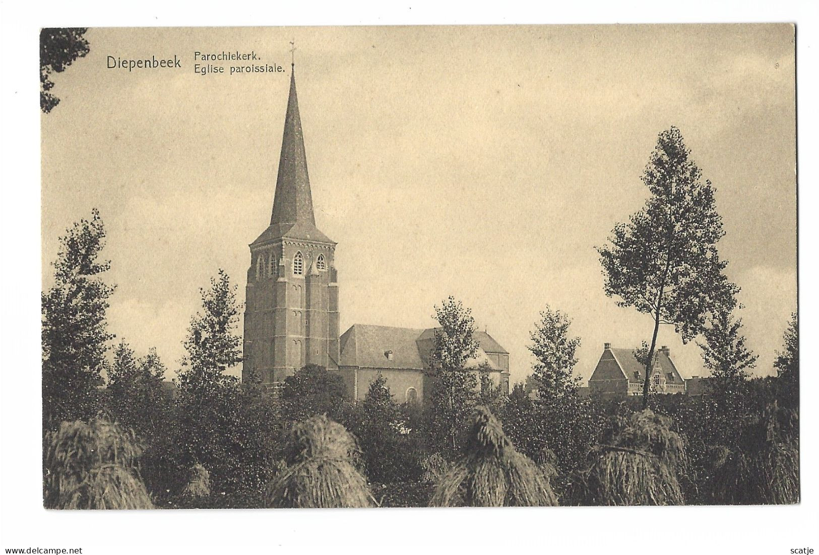 Diepenbeek.   -   Parochiekerk.   -   1940 - Diepenbeek