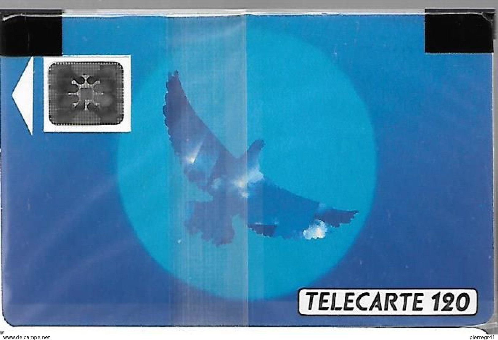 CARTE-PUBLIC-120U-12/90-F 135B-SC5-Trou 6-5 Ge-22752-L OISEAU BLEU-NSB-TBE- - 1990