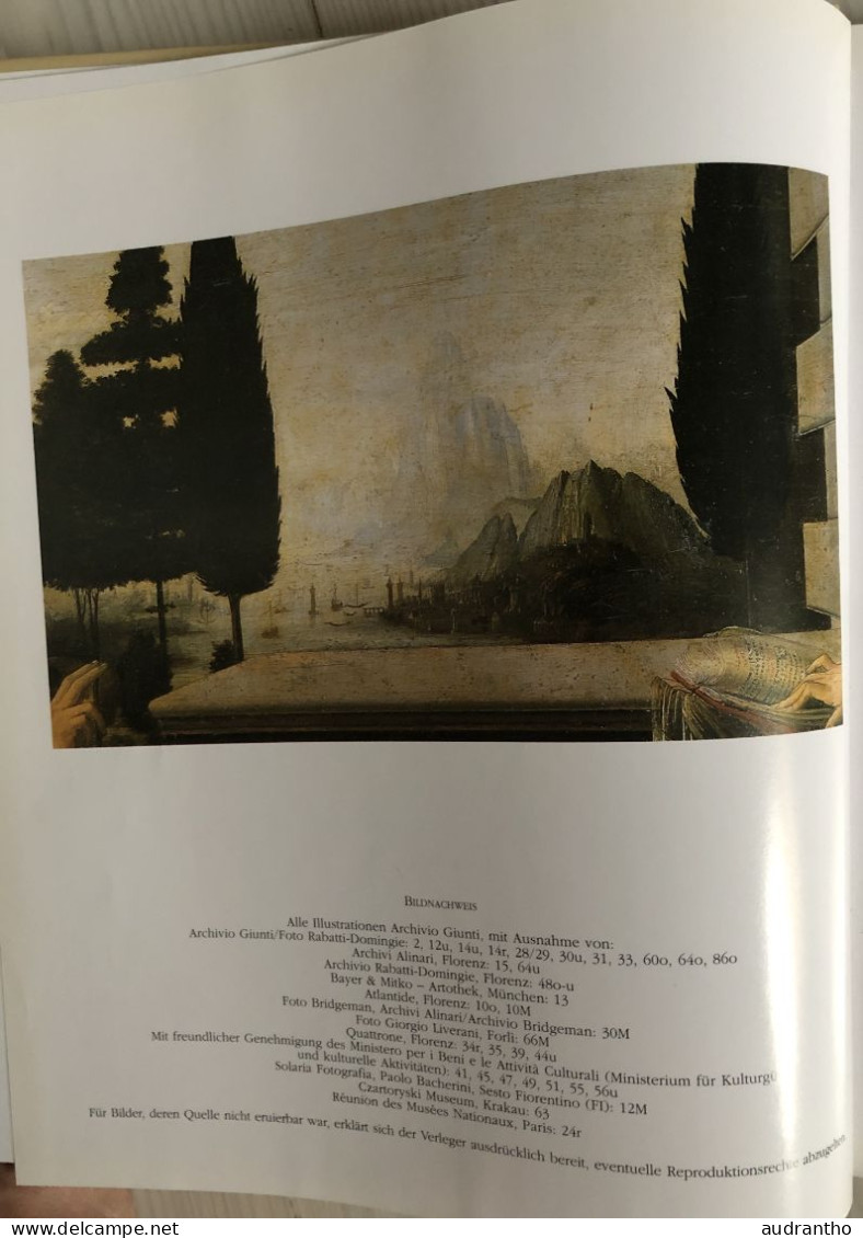 Livre Leonardo Da Vinci En Allemand - Oeuvres - Verlegt Bei Kayser 1999 - Pittura & Scultura