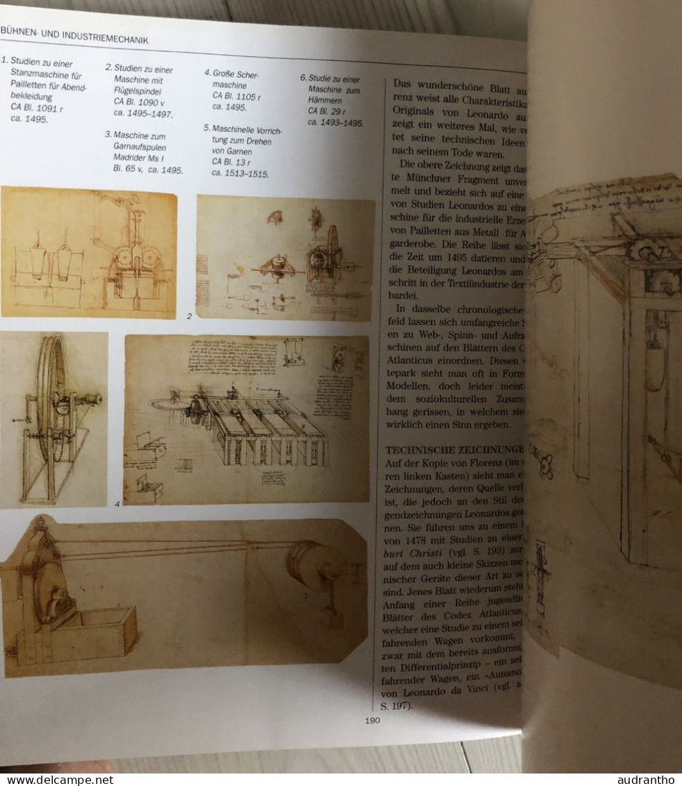 Livre Leonardo Da Vinci en allemand - oeuvres - Verlegt bei kayser 1999