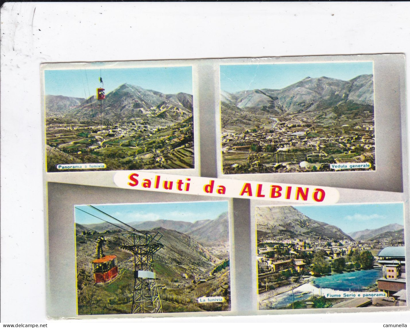 CARTOLINE SALUTI DA...- ALBINO - Souvenir De...