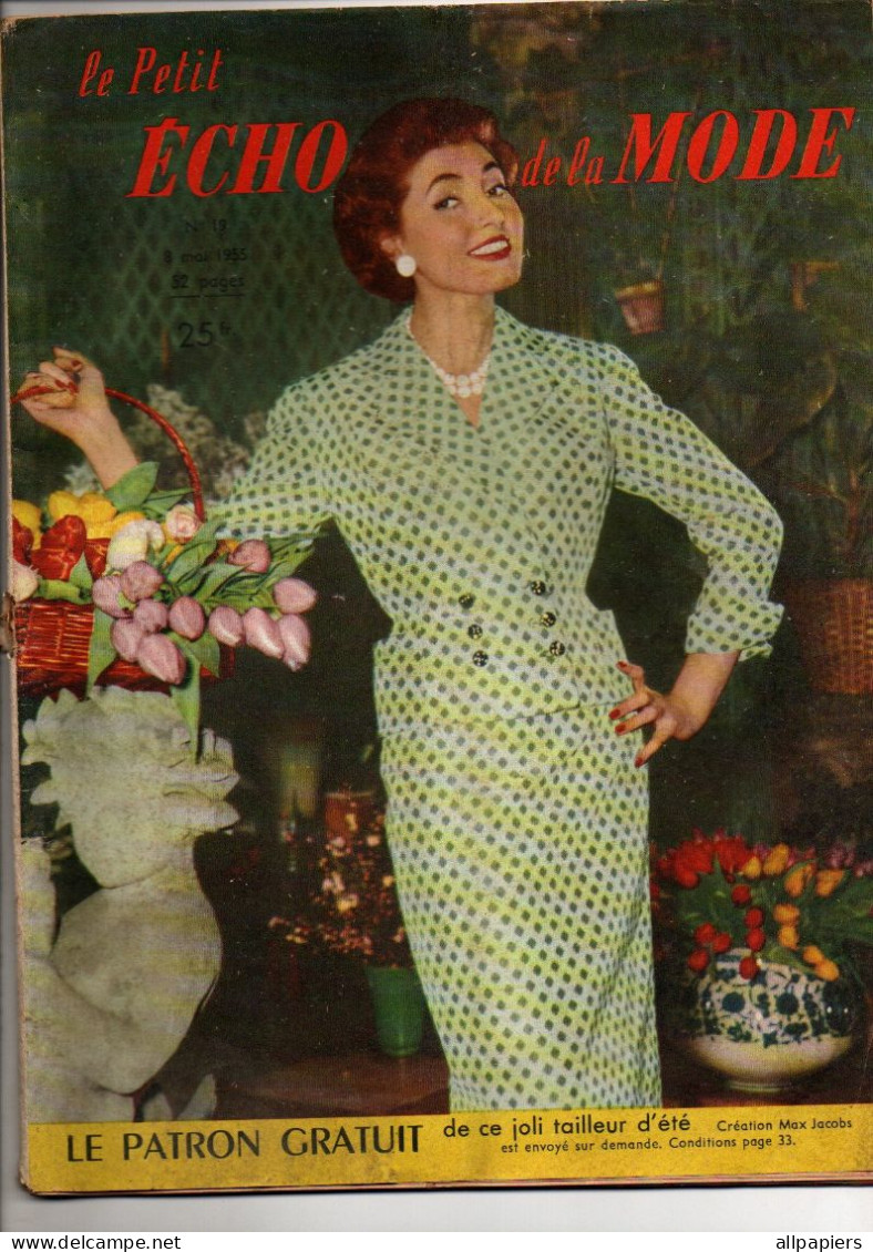 Le Petit écho De La Mode N°19 La Ligne "Flamme" Pour Votre Coiffure - Les Femmes Touareg - Le Style Chemisier...1955 - Fashion