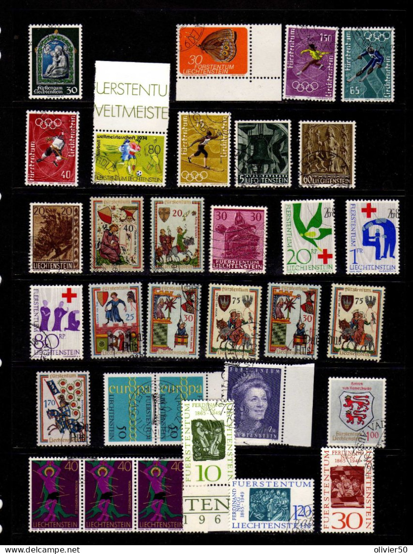 Liechtenstein - Art - Evenements - Sports - Oblit - Used Stamps