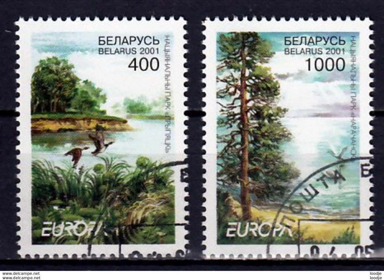 Belarus  Europa Cept 2001  Gestempeld - 2001