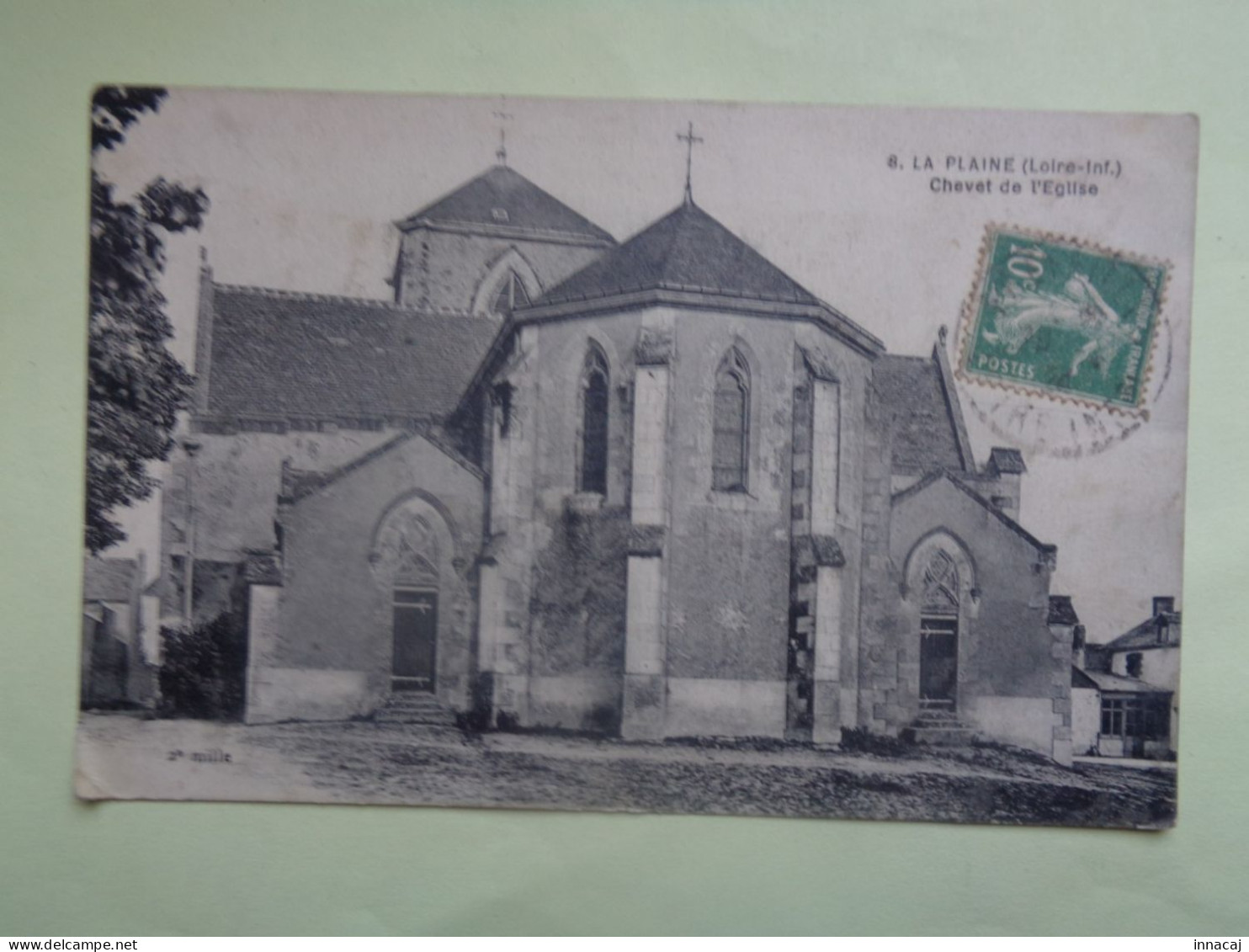 89-15-21               LA PLAINE      Chevet De L'Eglise - La-Plaine-sur-Mer