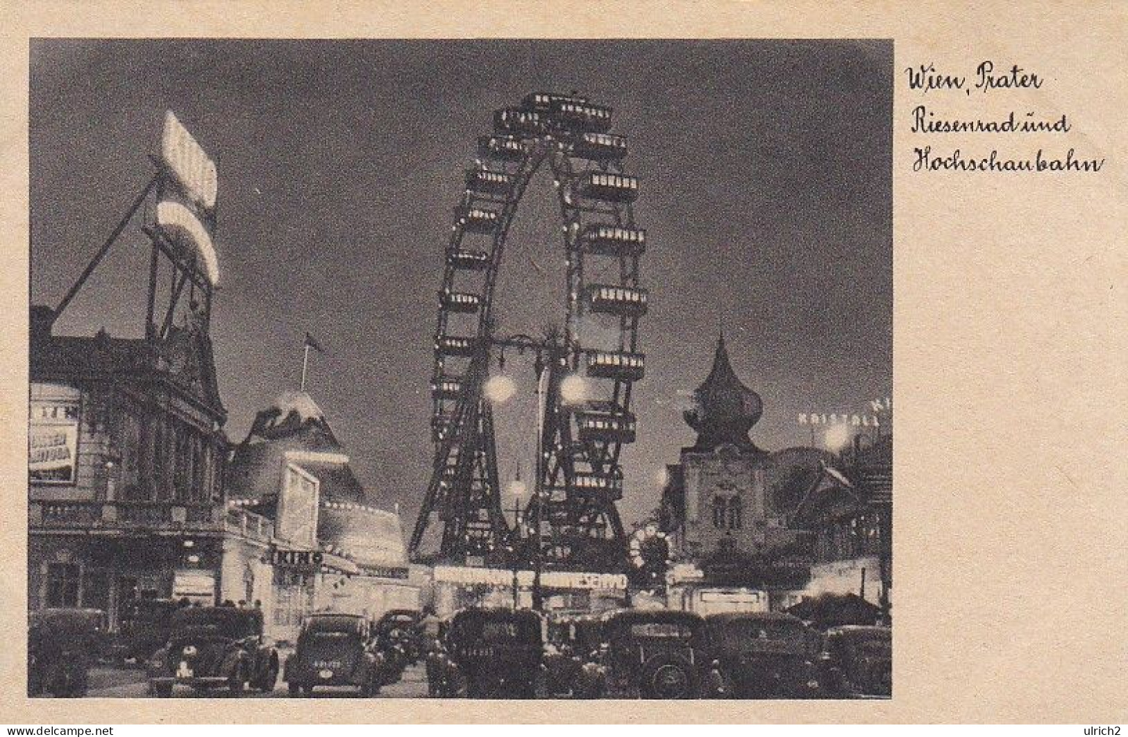 AK Wien - Prater Riesenrad Und Hochschaubahn - Ca. 1920 (65278) - Prater