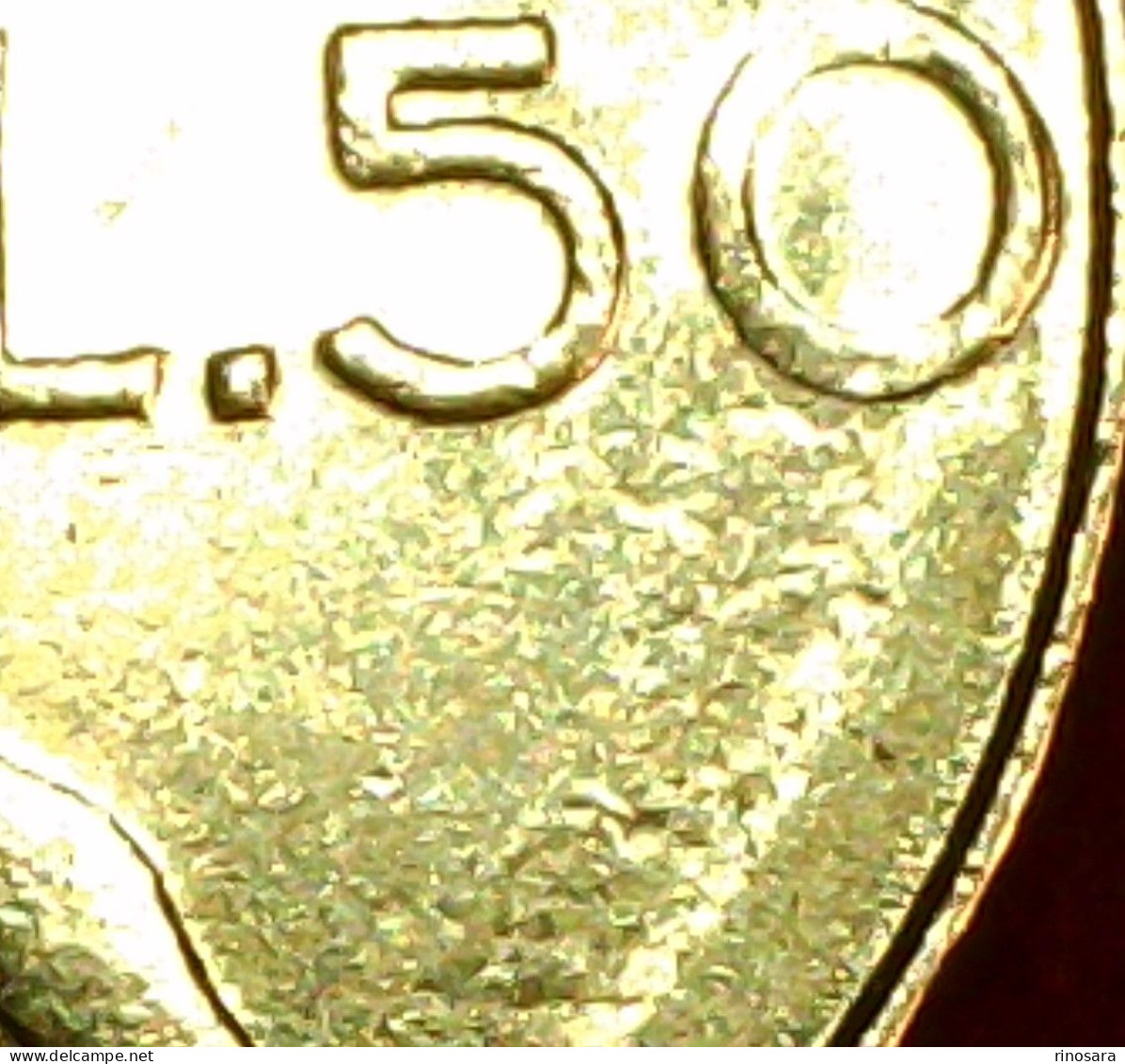 Errore Di Conio 50 Lire 1993 Repubblica Italiana - 50 Liras