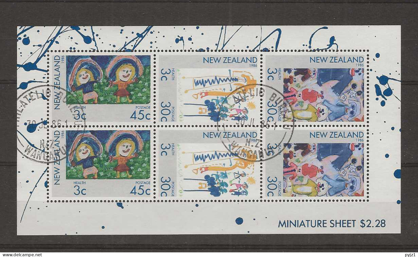 1986 USED New Zealand Mi 968-70 KB - Usati