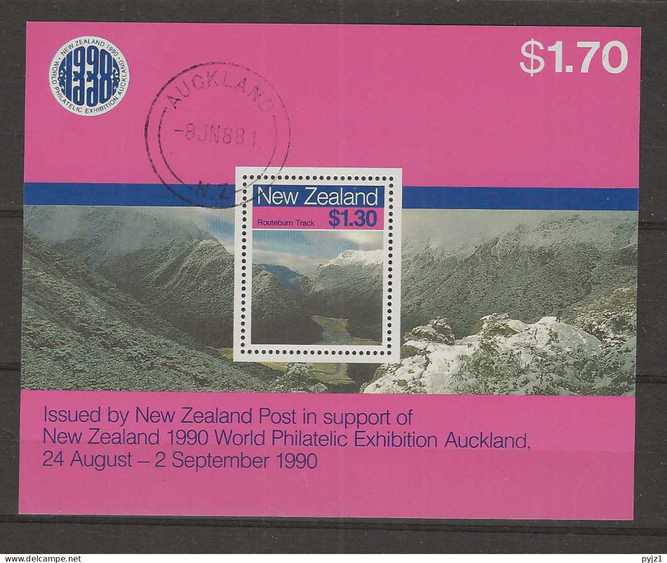 1988 USED New Zealand Mi  Block 15 - Usati