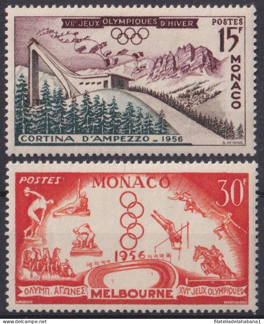 F-EX43689 MONACO MH 1956 MELBOURNE OLYMPIC GAMES.  - Verano 1956: Melbourne