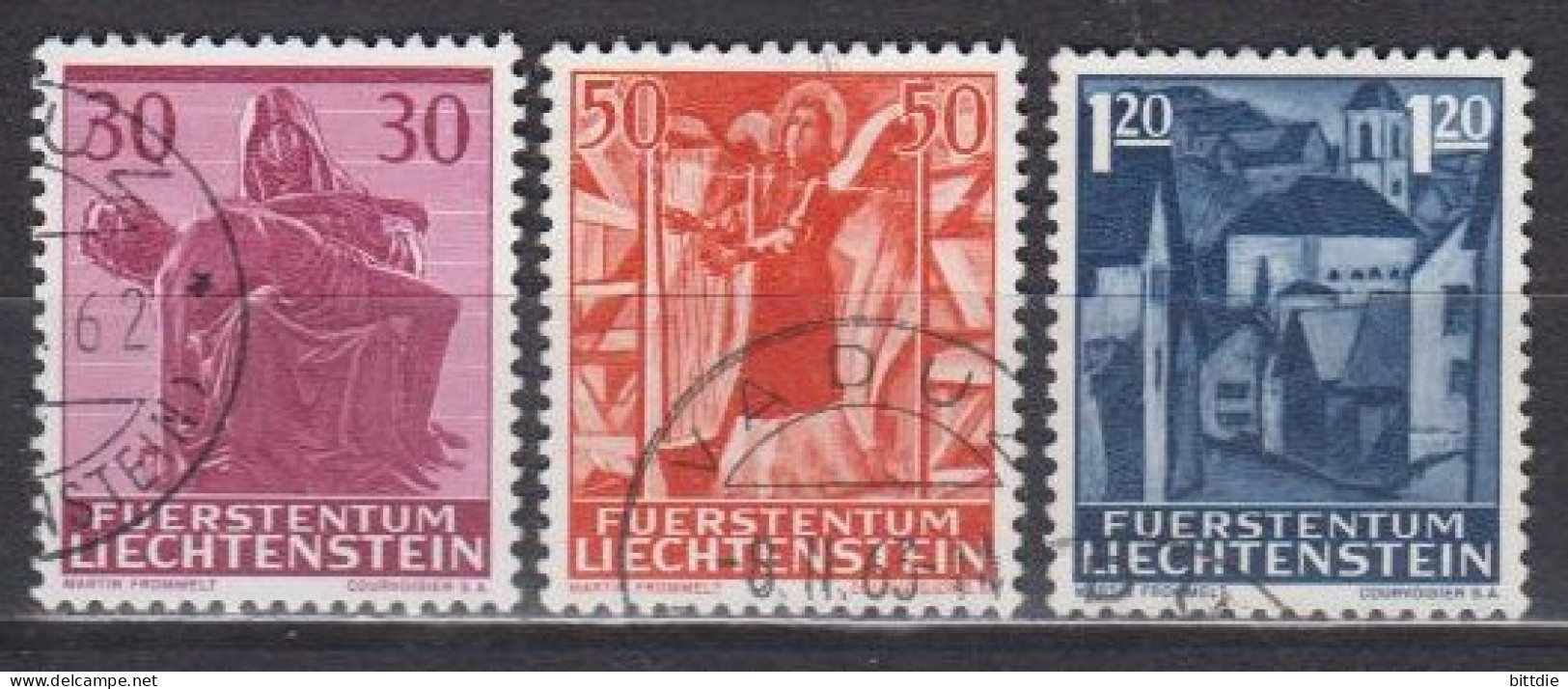 Liechtenstein  424/26 , O  (G 2100) - Used Stamps