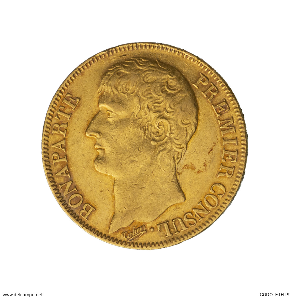 40 Francs Bonaparte Premier Consul An 12 Paris - 40 Francs (gold)