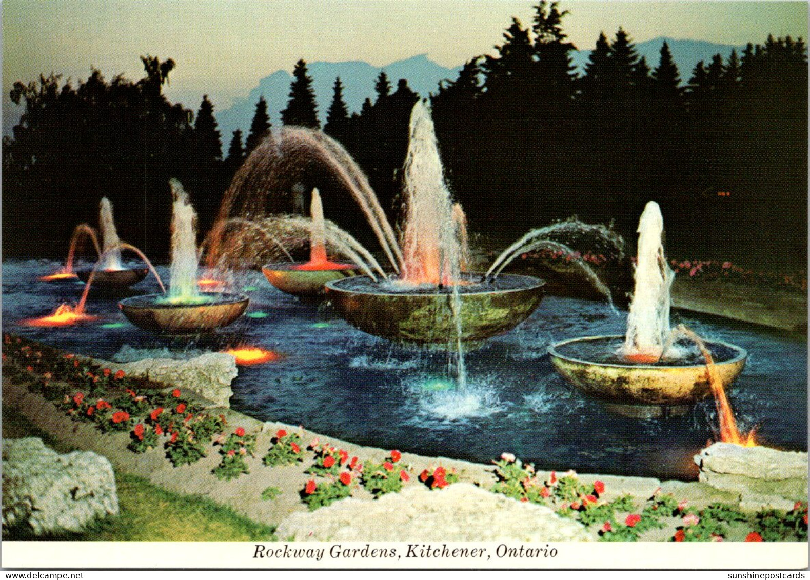 Canada Ontario Kitchener Rockway Gardens Fountains - Kitchener