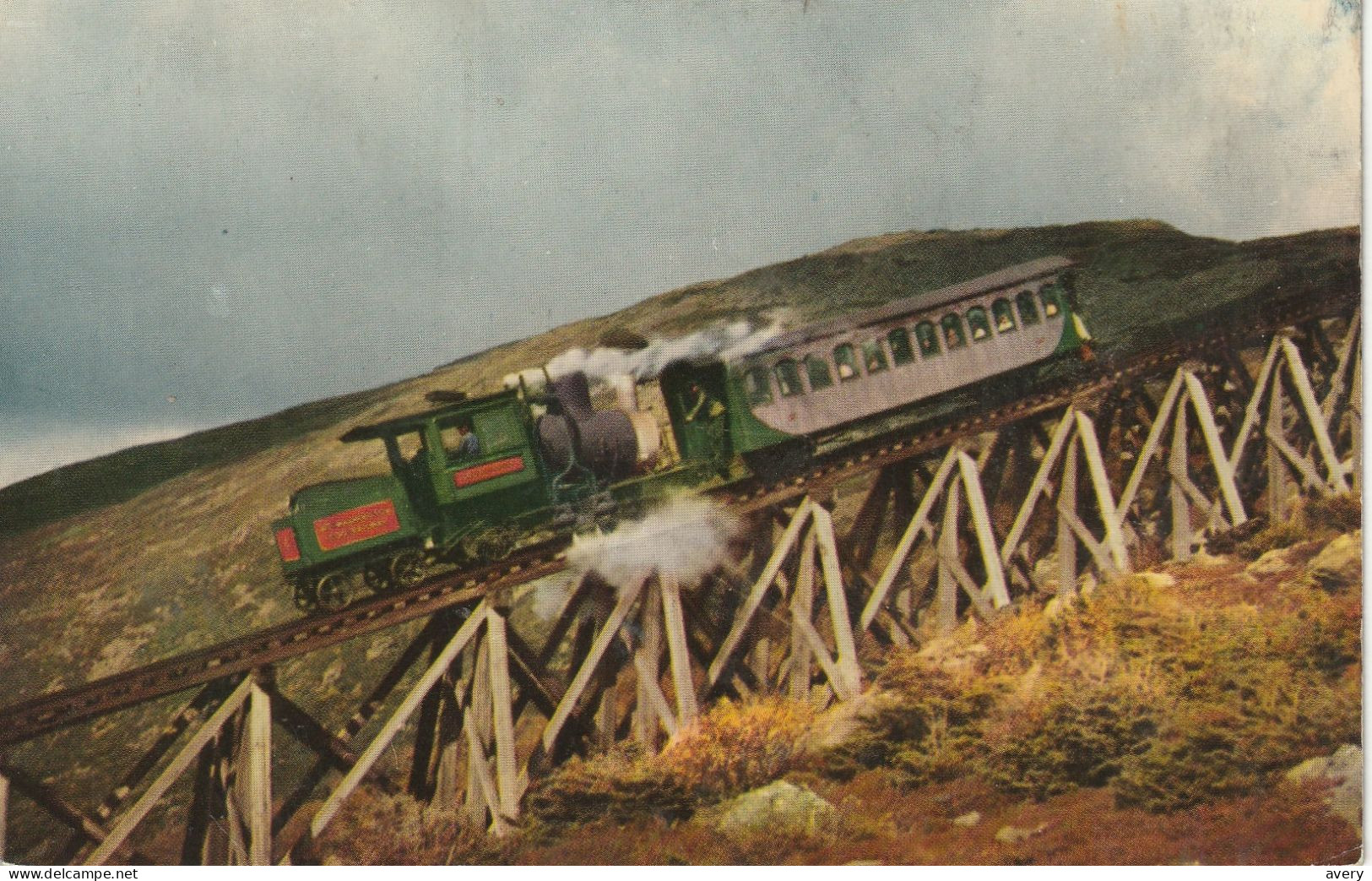 Jacob's Ladder, Mount Washington Cog Railway, White Mountains, New Hampshire - White Mountains