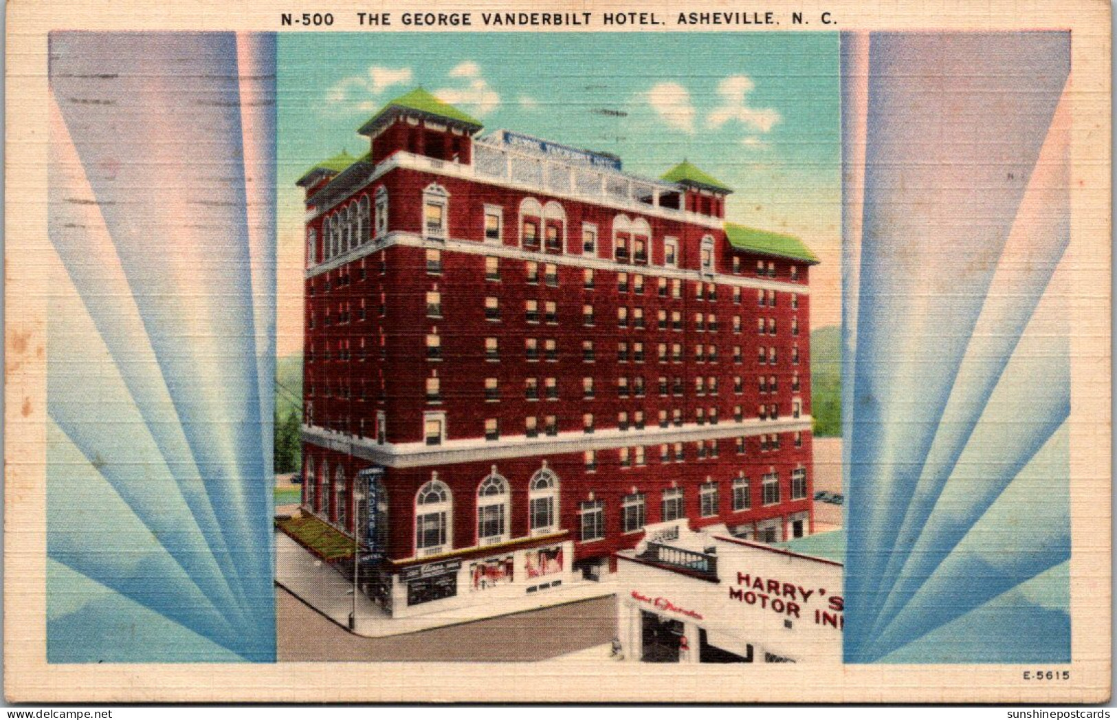 North Carolina Asheville The George Vanderbilt Hotel 1943 - Asheville