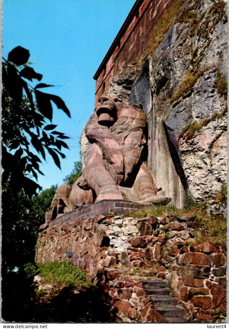 14-9-2023 (1 U 6) FRance - Le Lion De Belfort (de Bartholdi) - Lions