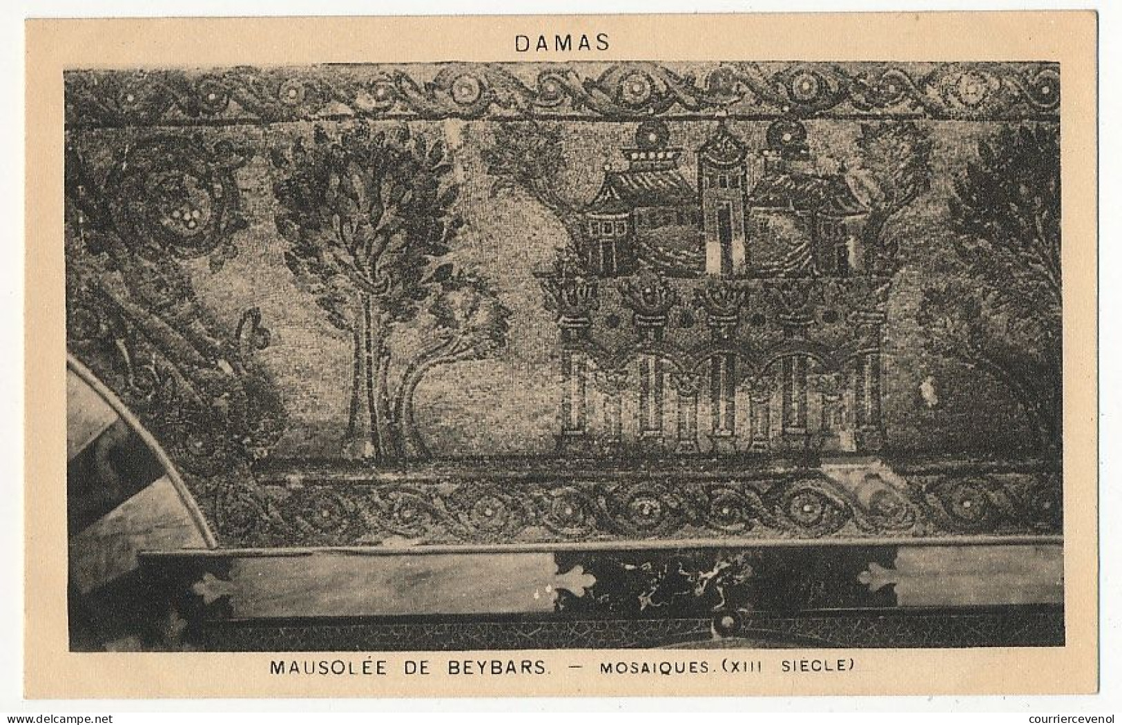 CPA - DAMAS (Syrie) - Mausolée De Beybars - Mosaïques XIII° Siècle - Syrien