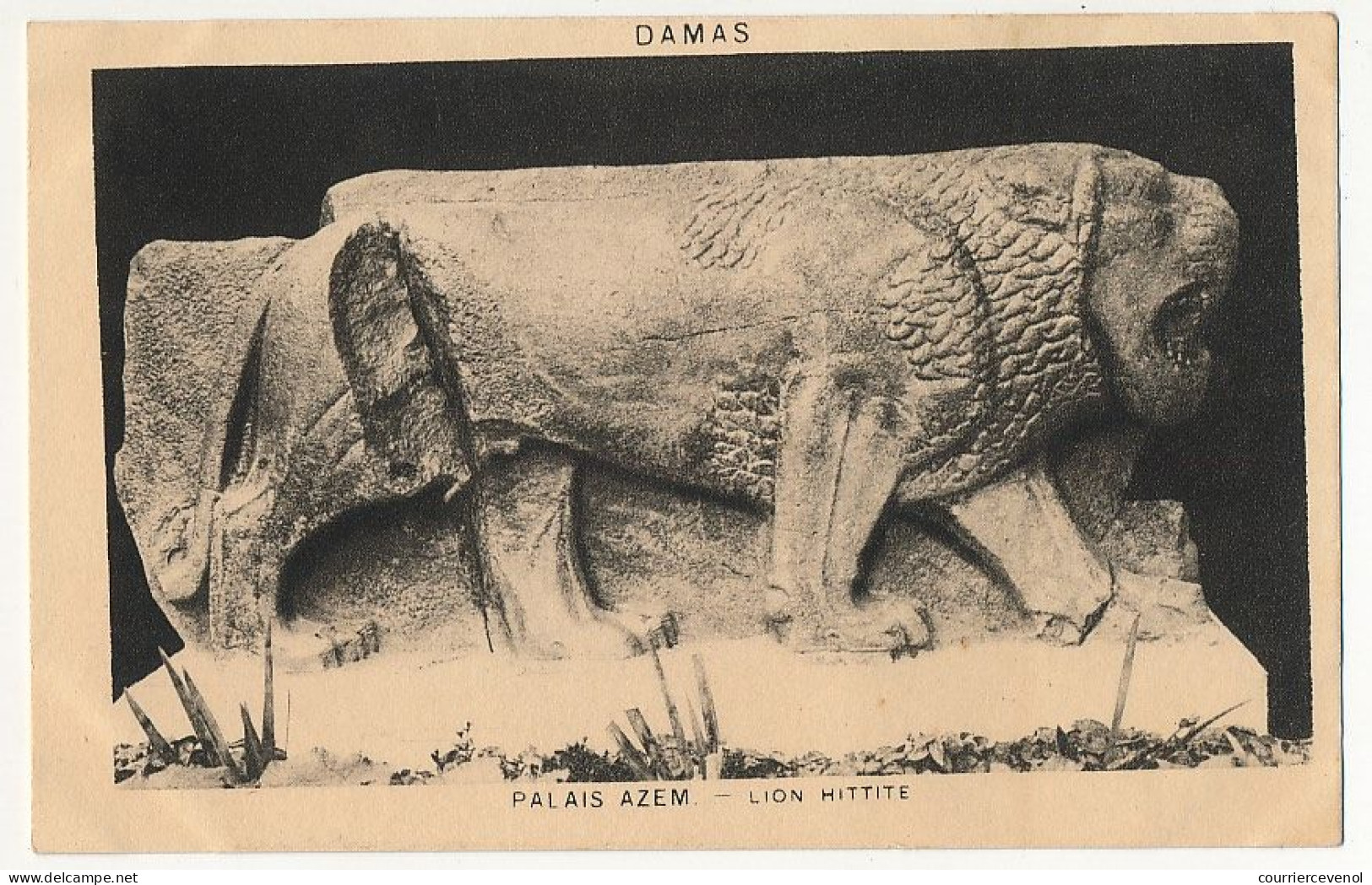 CPA - DAMAS (Syrie) - Palais Azem - Lion Hittite - Syrien