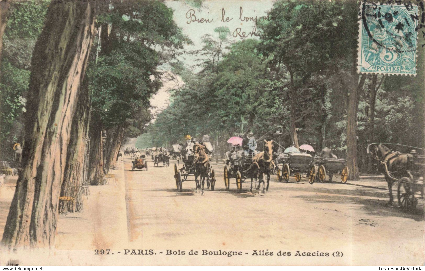 FRANCE - Paris - Bois De Boulogne - Allée Des Acacias - Colorisé - Carte Postale Ancienne - Parks, Gärten