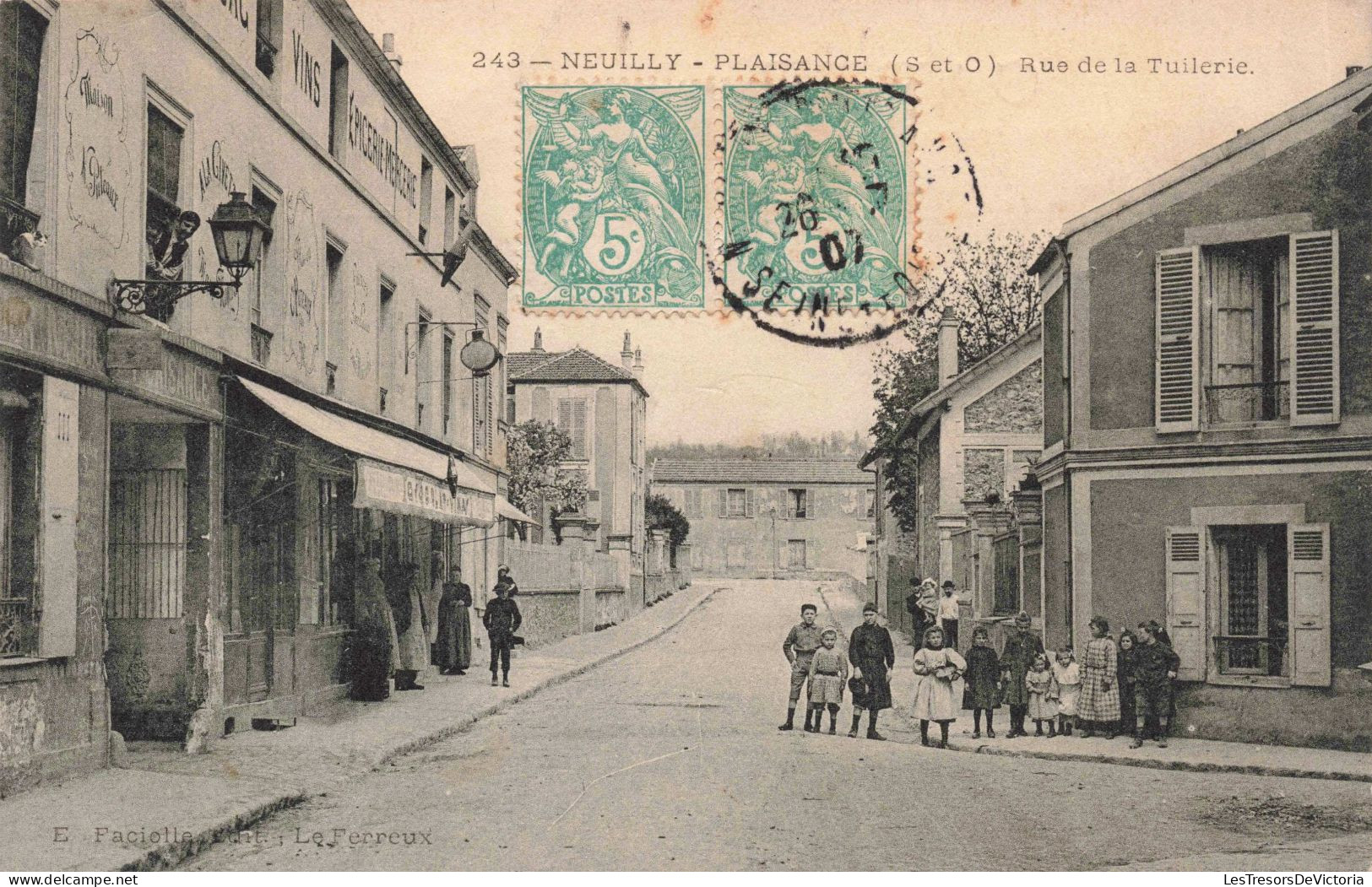 FRANCE - Neuilly - Plaisance (S Et O) - Rue De La Tuilerie - Carte Postale Ancienne - Tonneins