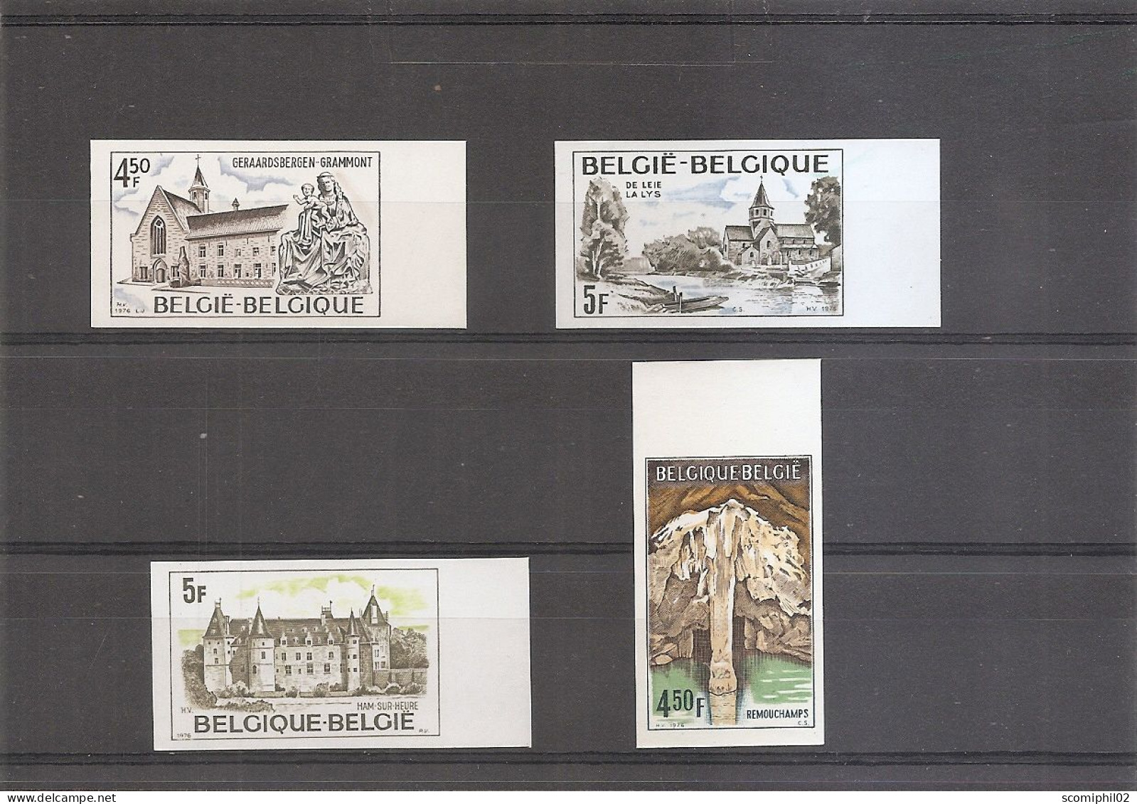 Belgique - Tourisme ( 1832/1835 Non Dentelés -Cote COB : 45 Euros ) - 1961-1980