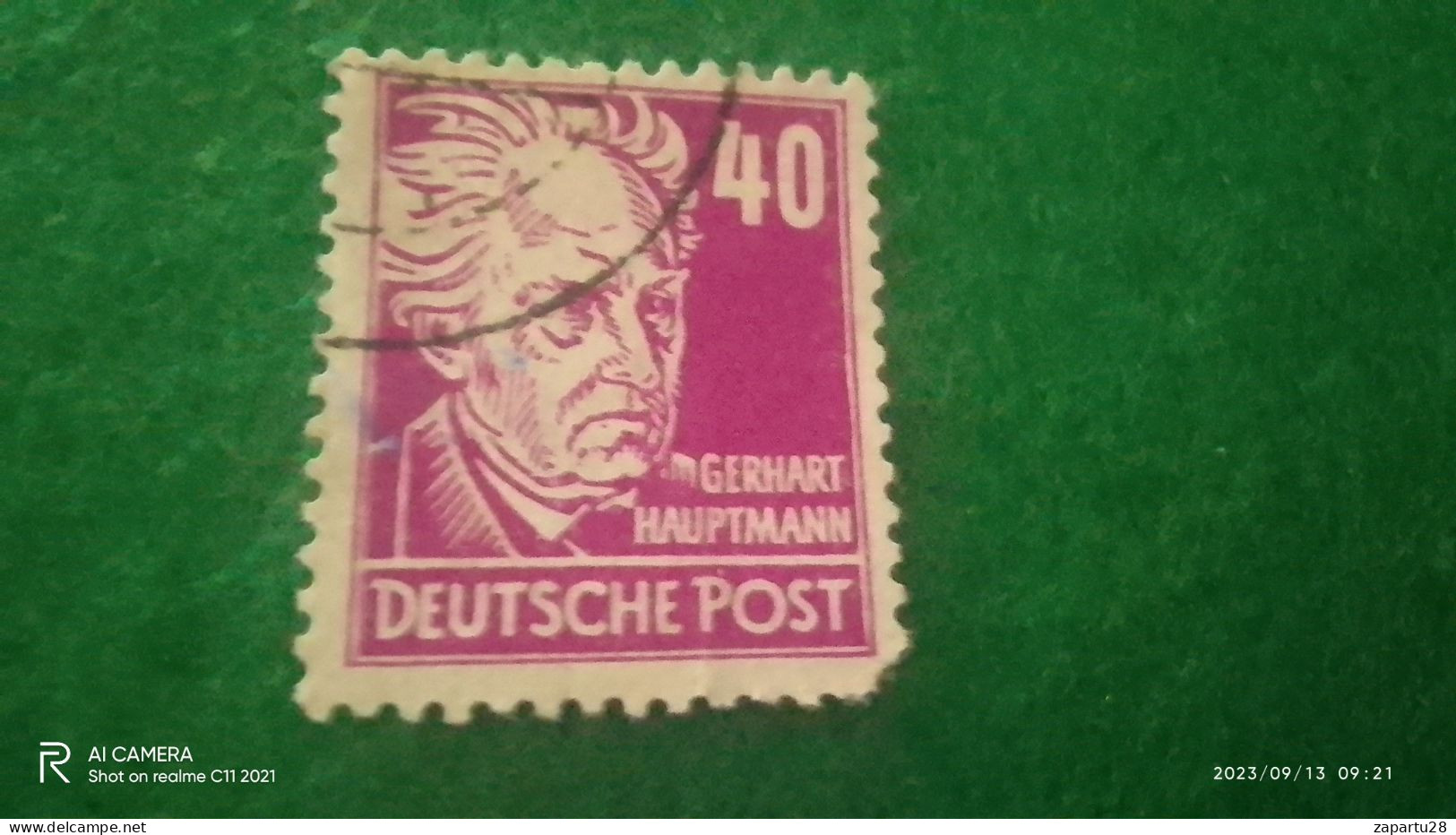 D.ALMANYA1948-1959       40PFG       USED - Gebraucht