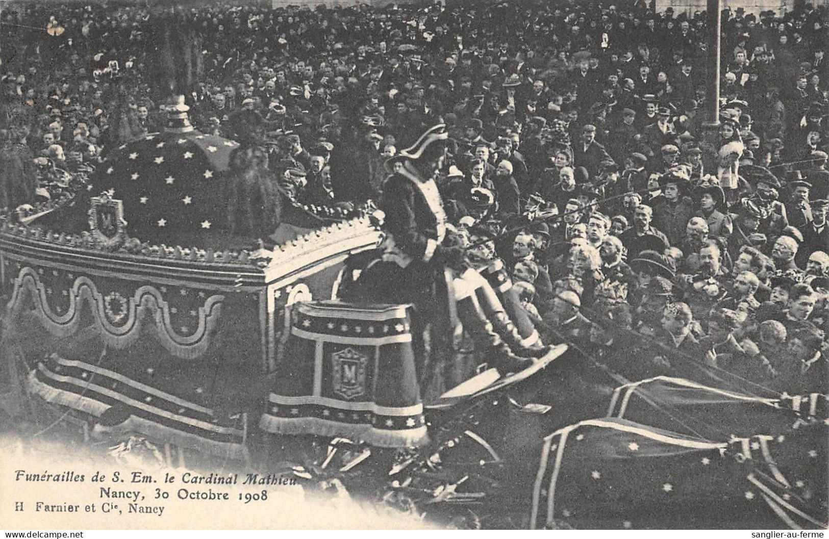 CPA 54 NANCY / FUNERAILLES DE S.Em LE CARDINAL MATHIEU - Autres & Non Classés