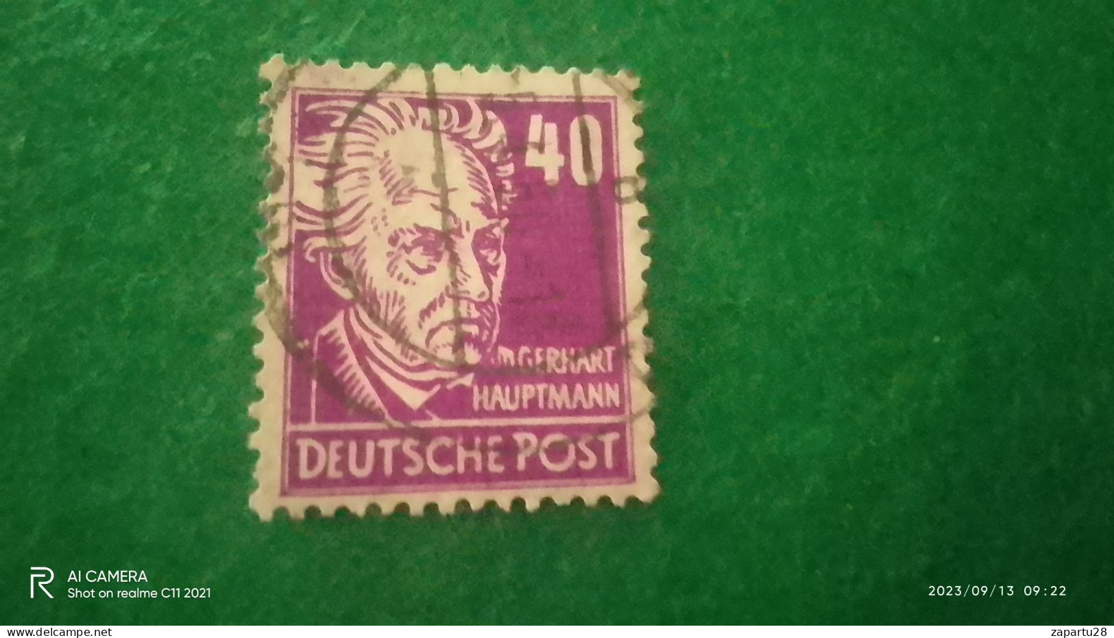 D.ALMANYA1948-1959       40PFG       USED - Gebraucht