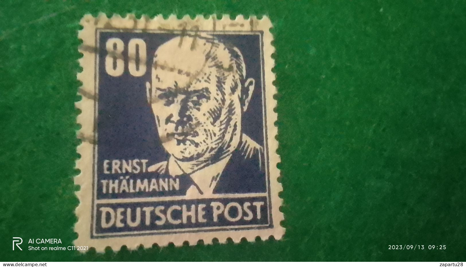 D.ALMANYA1948-1959       80PFG       USED - Gebraucht