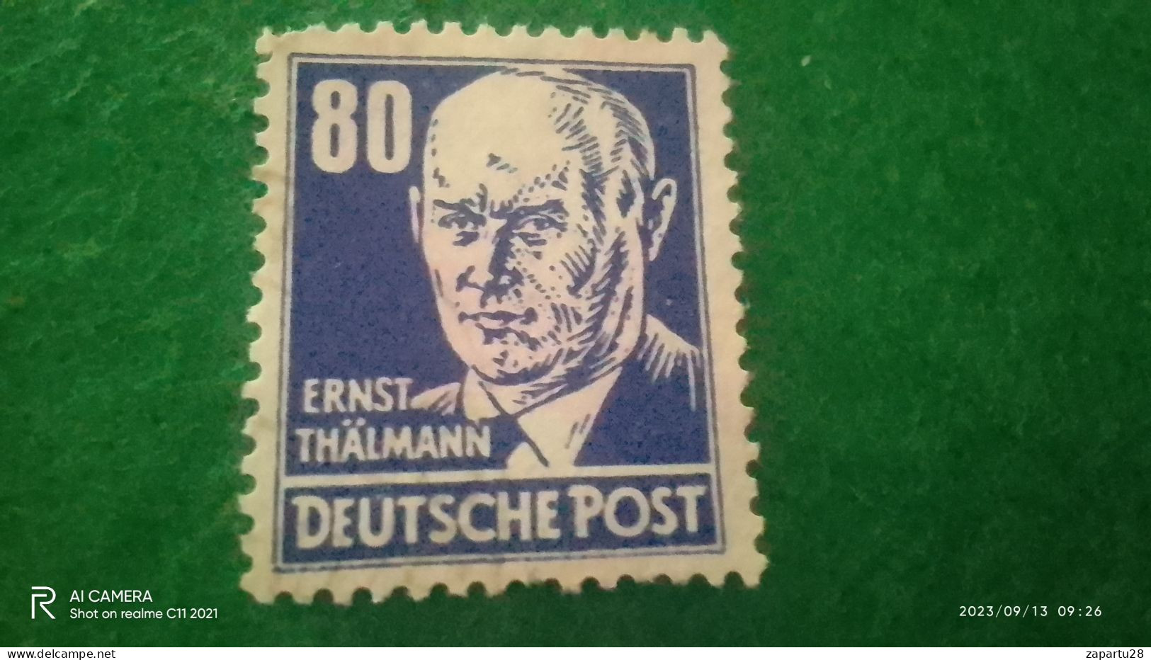 D.ALMANYA1948-1959       80PFG       USED - Gebraucht