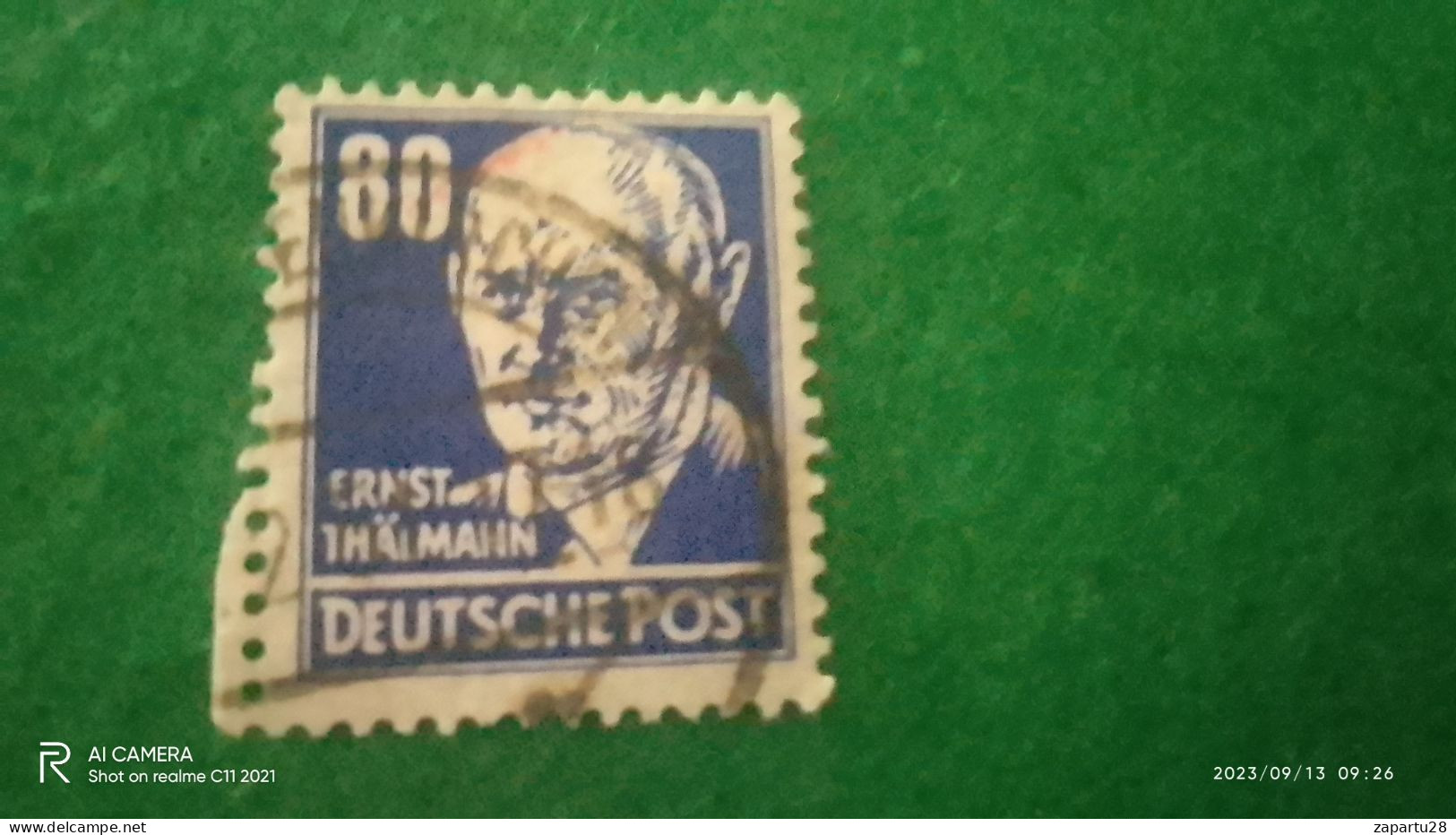 D.ALMANYA1948-1959       80PFG       USED - Gebraucht