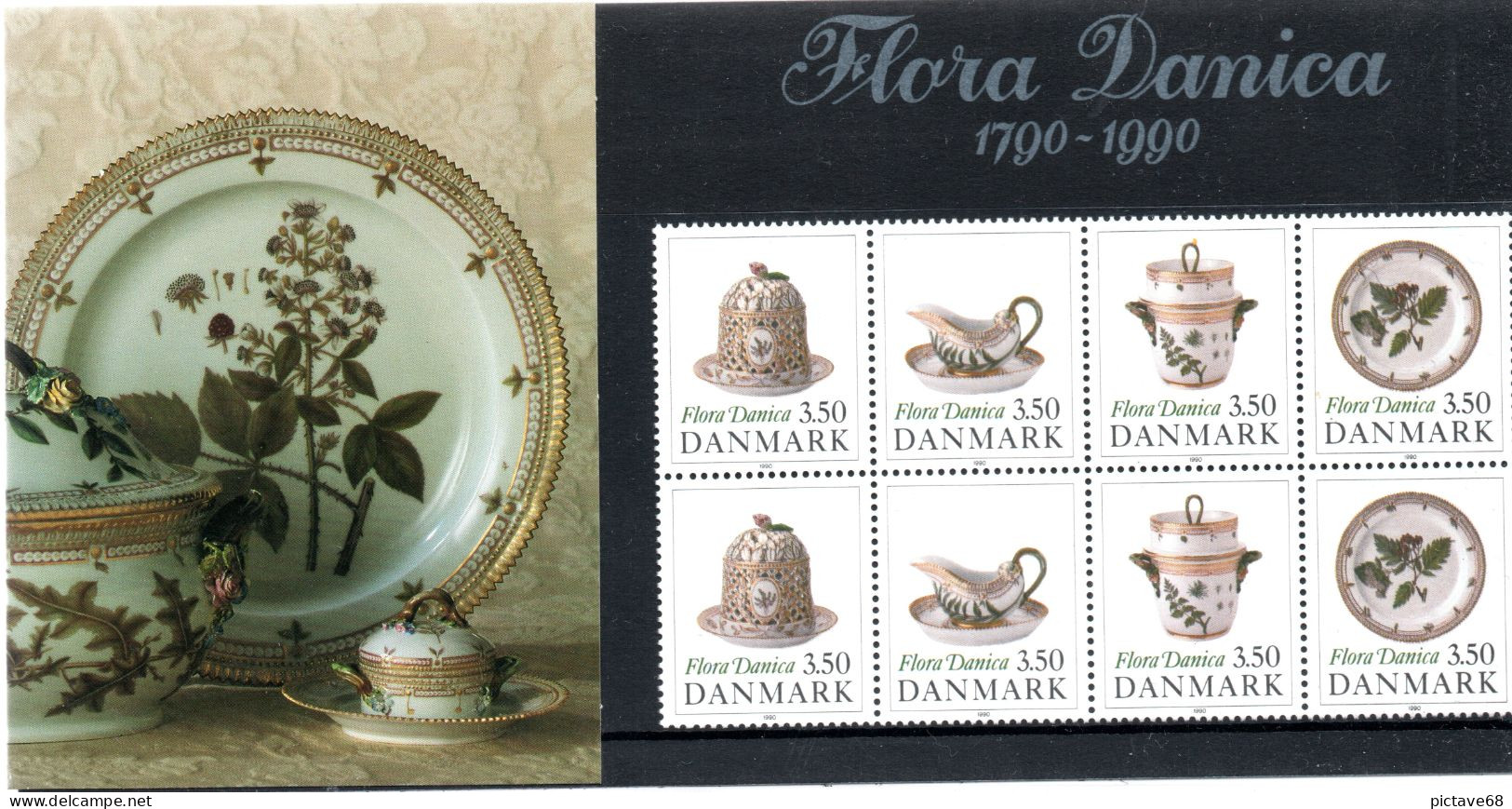 DANEMARK /FLORE / / PRESENTATION PACK SERIE N° 980 à 983 NEUF ** - Unused Stamps