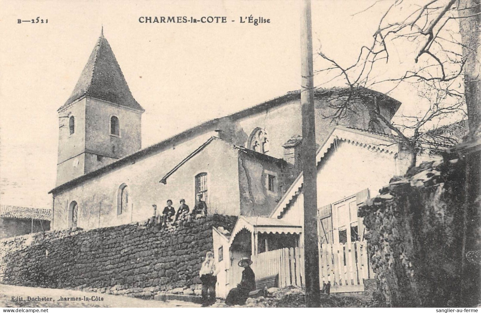 CPA 54 CHARMES LA COTE / EGLISE - Autres & Non Classés