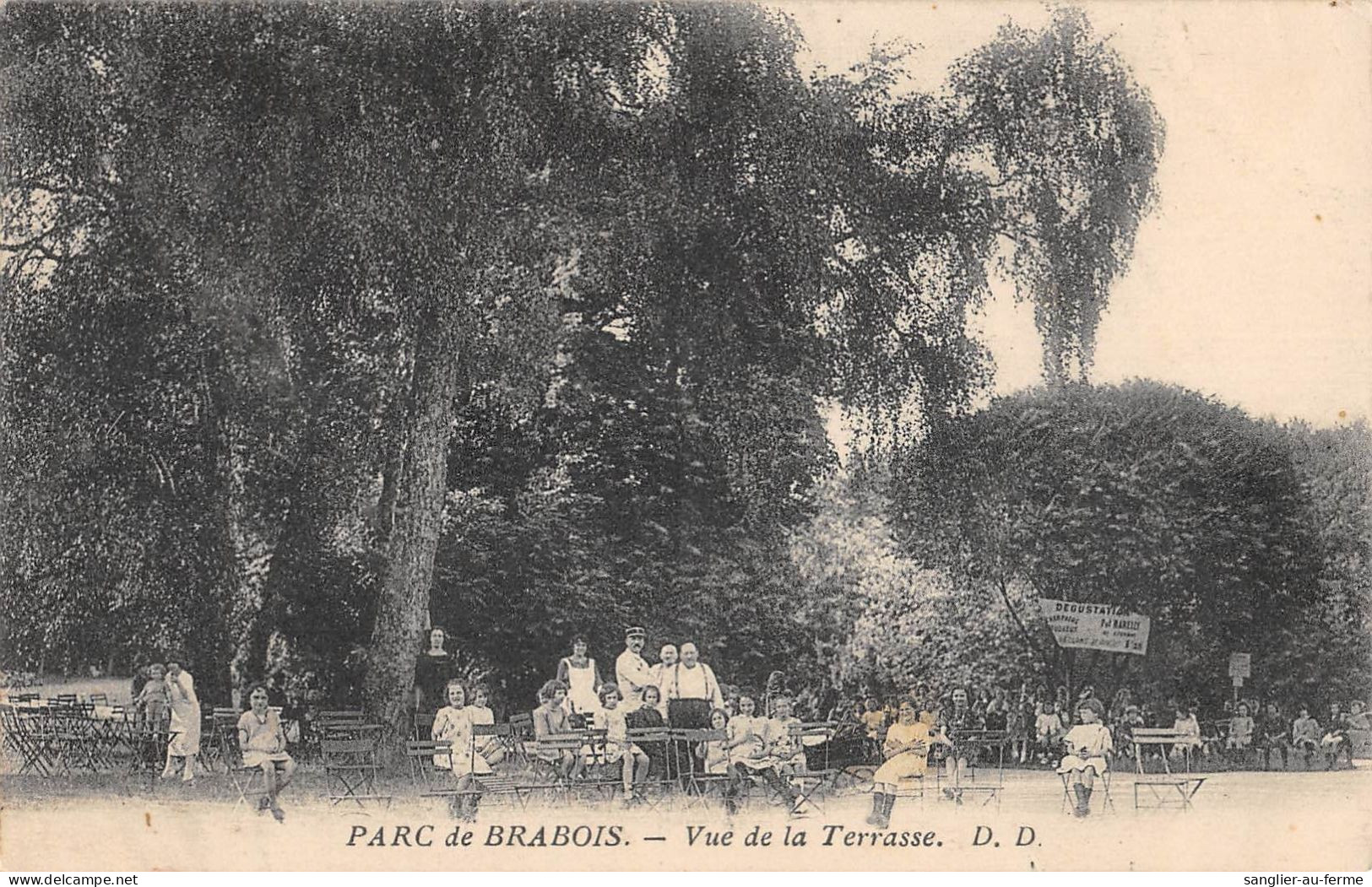 CPA 54 PARC DE BRABOIS / VUE DE LA TERRASSE - Autres & Non Classés