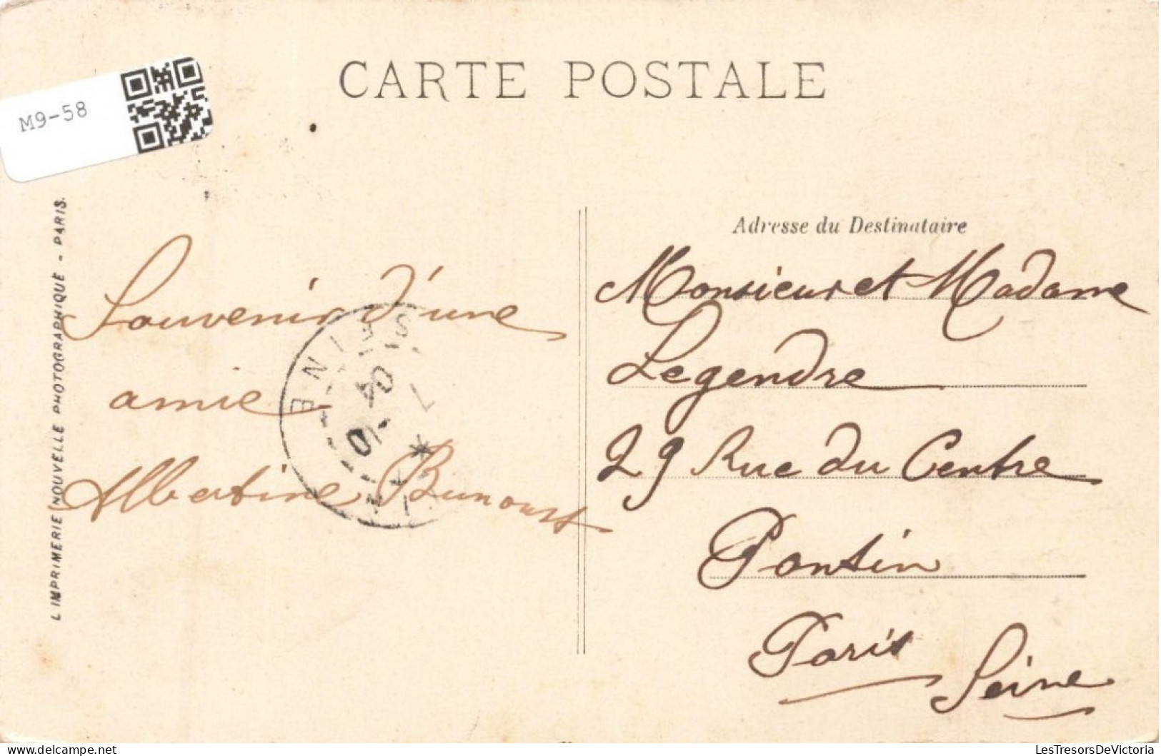 PHOTOGRAPHIE - Type De Pêcheur - Colorisé - Carte Postale Ancienne - Fotografie